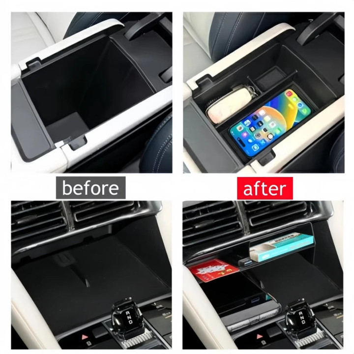 Mittelkonsolen-Organizer für BYD Seal U – Ablagen, Becherhalter, 3er-Set – Bild 7