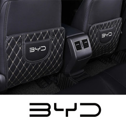 Sitzlehnen-Schutzmatte schwarz für BYD Atto 3 Dolphin Han Seal Seal U Tang