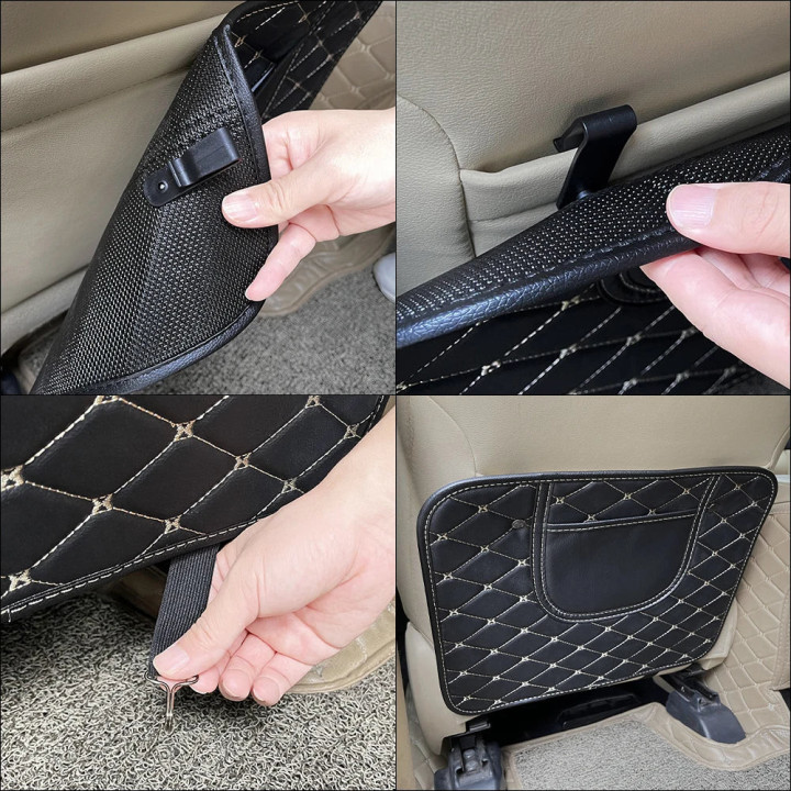 Sitzlehnen-Schutzmatte schwarz für BYD Atto 3 Dolphin Han Seal Seal U Tang – Bild 4