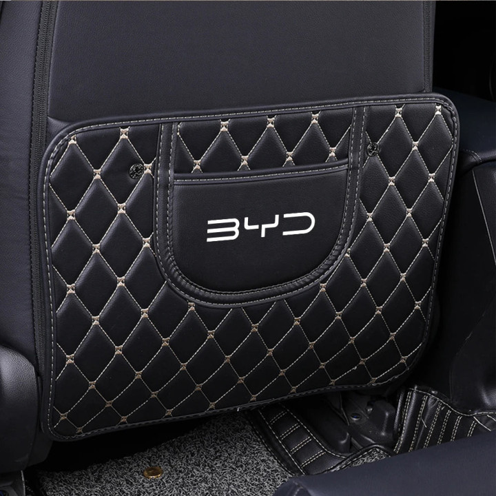Sitzlehnen-Schutzmatte schwarz für BYD Atto 3 Dolphin Han Seal Seal U Tang – Bild 6