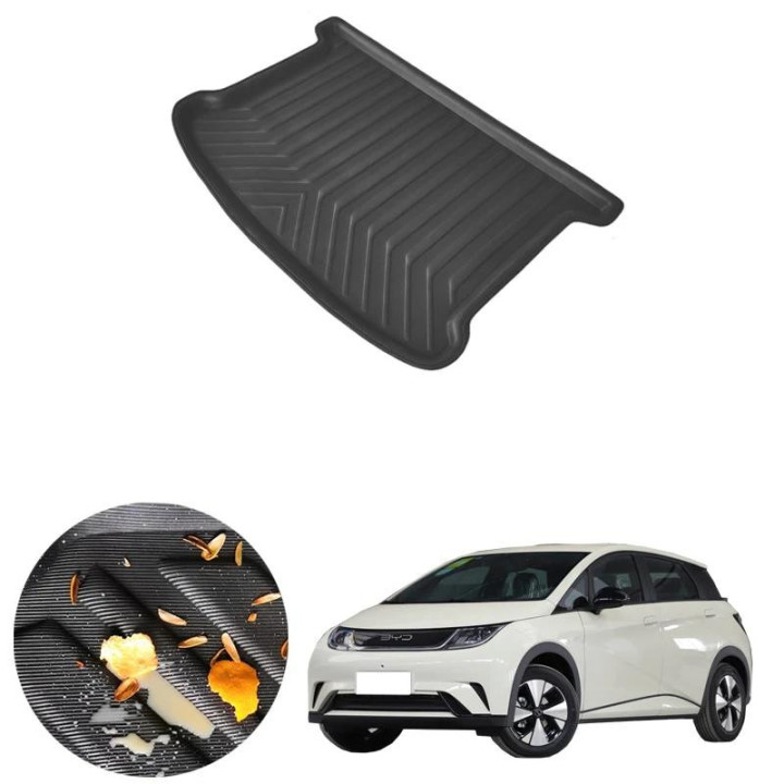 Kofferraummatte mit erhöhtem Rand für BYD Dolphin