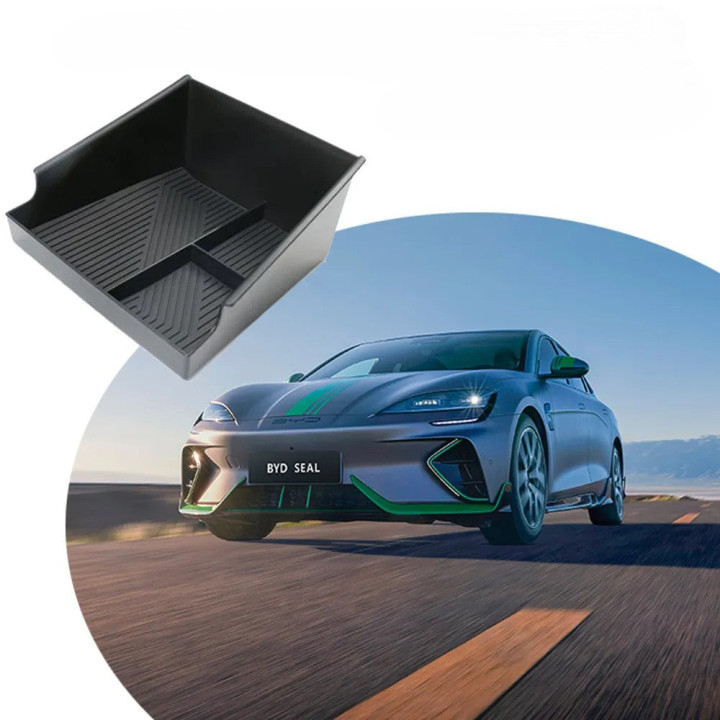 Armlehnen-Organizer mit Silikonmatte für BYD Seal