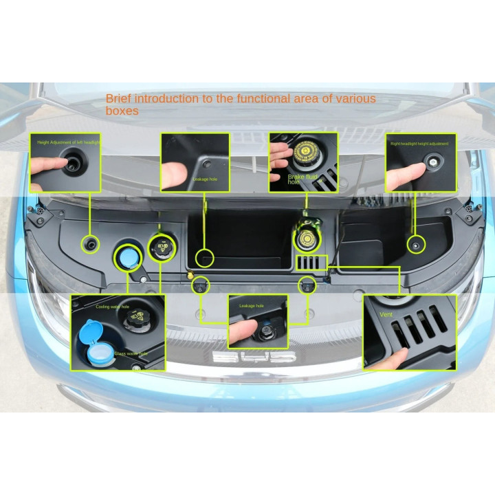 Frunk-Organizer aus ABS für BYD Dolphin – Bild 4