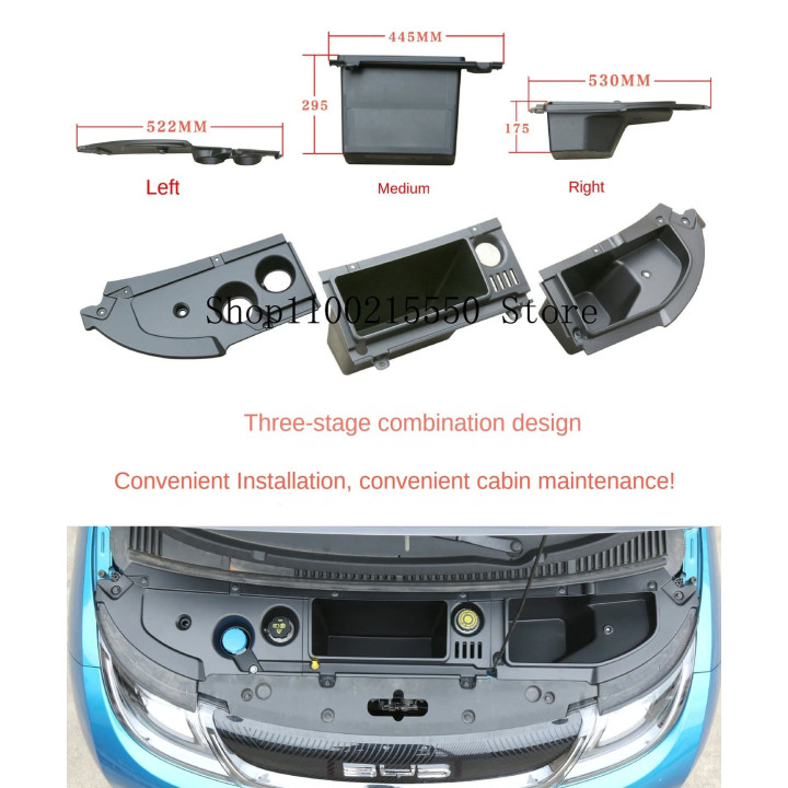 Frunk-Organizer aus ABS für BYD Dolphin – Bild 7