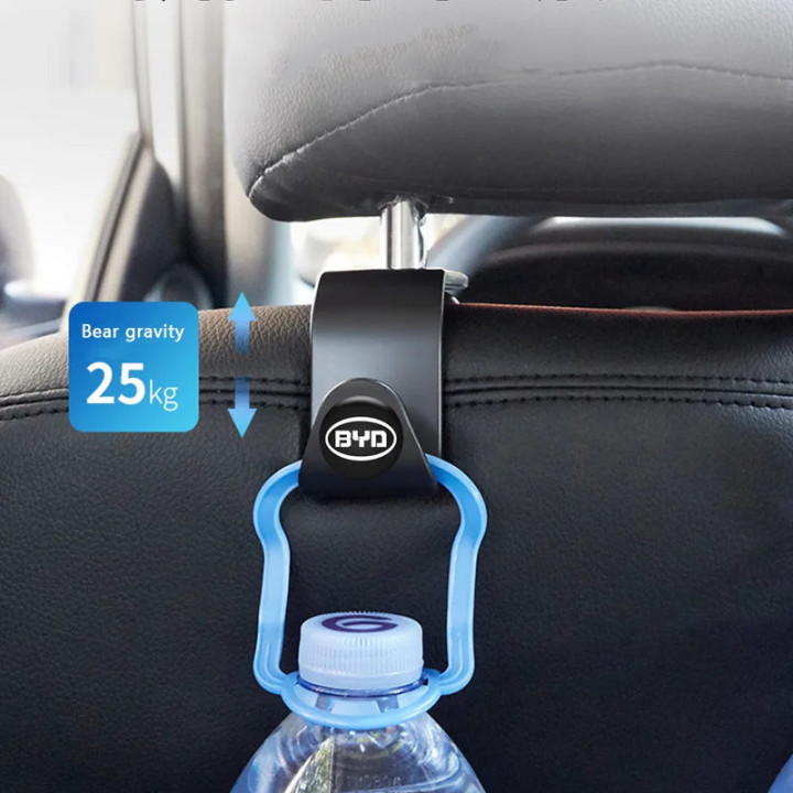 Kopfstützenhaken schwarz für BYD und Denza D9 – Bild 6
