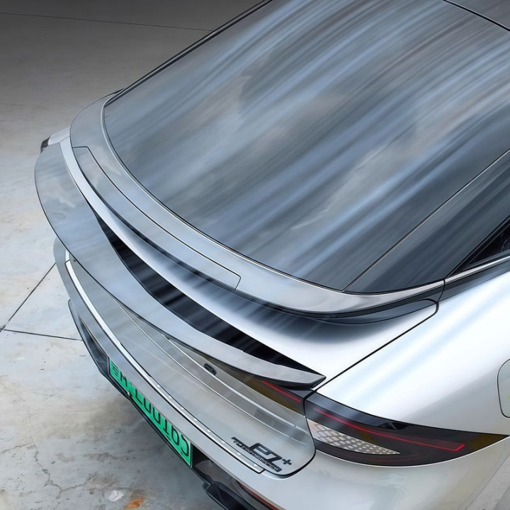 Heckspoiler Carbon Fiber oder Glossy Black für Xpeng P7 – Bild 5