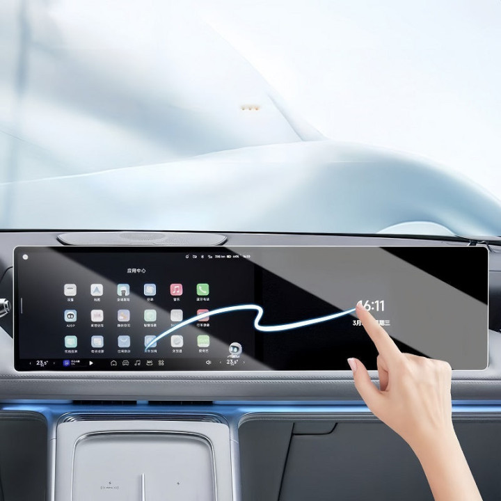Displayschutzfolie matt oder glänzend für Xpeng G9 – Bild 2