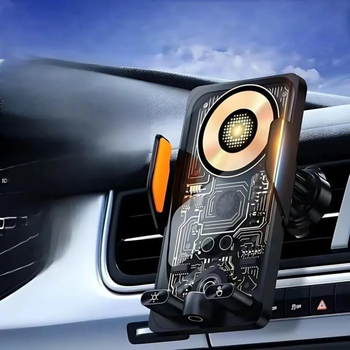 Halterung mit Qi-Lader 15 W für MG HS, MG ZS und MG4 – Bild 2