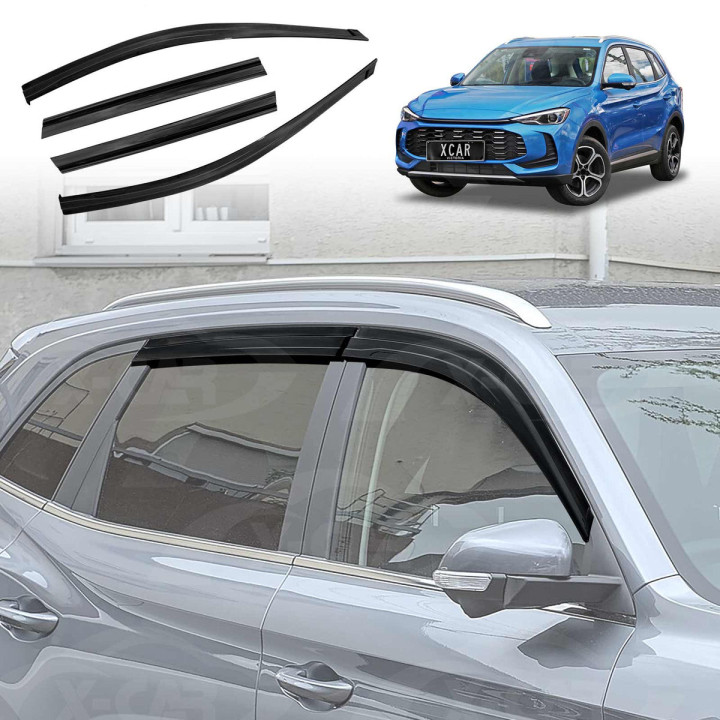 Fensterabweiser aus Polycarbonat für MG ZS