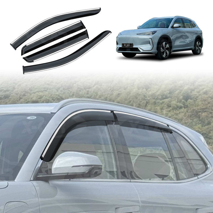 Seitenscheiben-Windabweiser mit Klebeband für Geely EX5