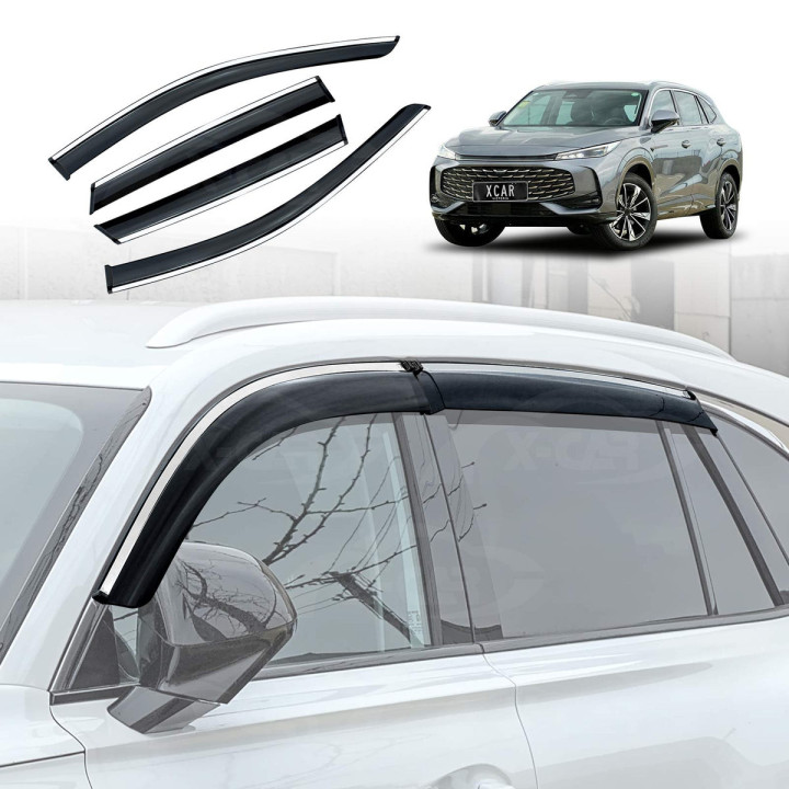 Fenster-Windabweiser aus Polycarbonat für MG HS