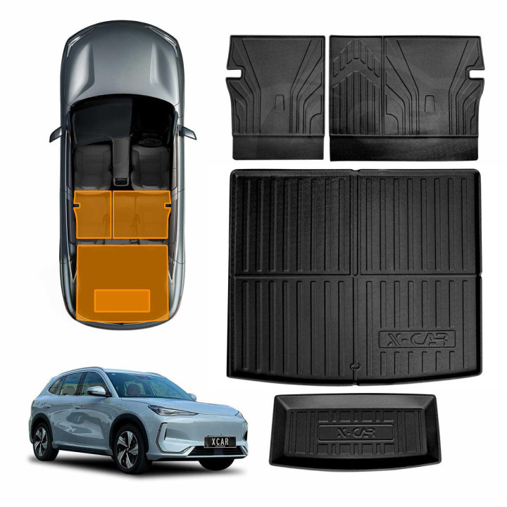 Kofferraummatte und Sitzschutz aus TPE für Geely EX5 – Bild 23